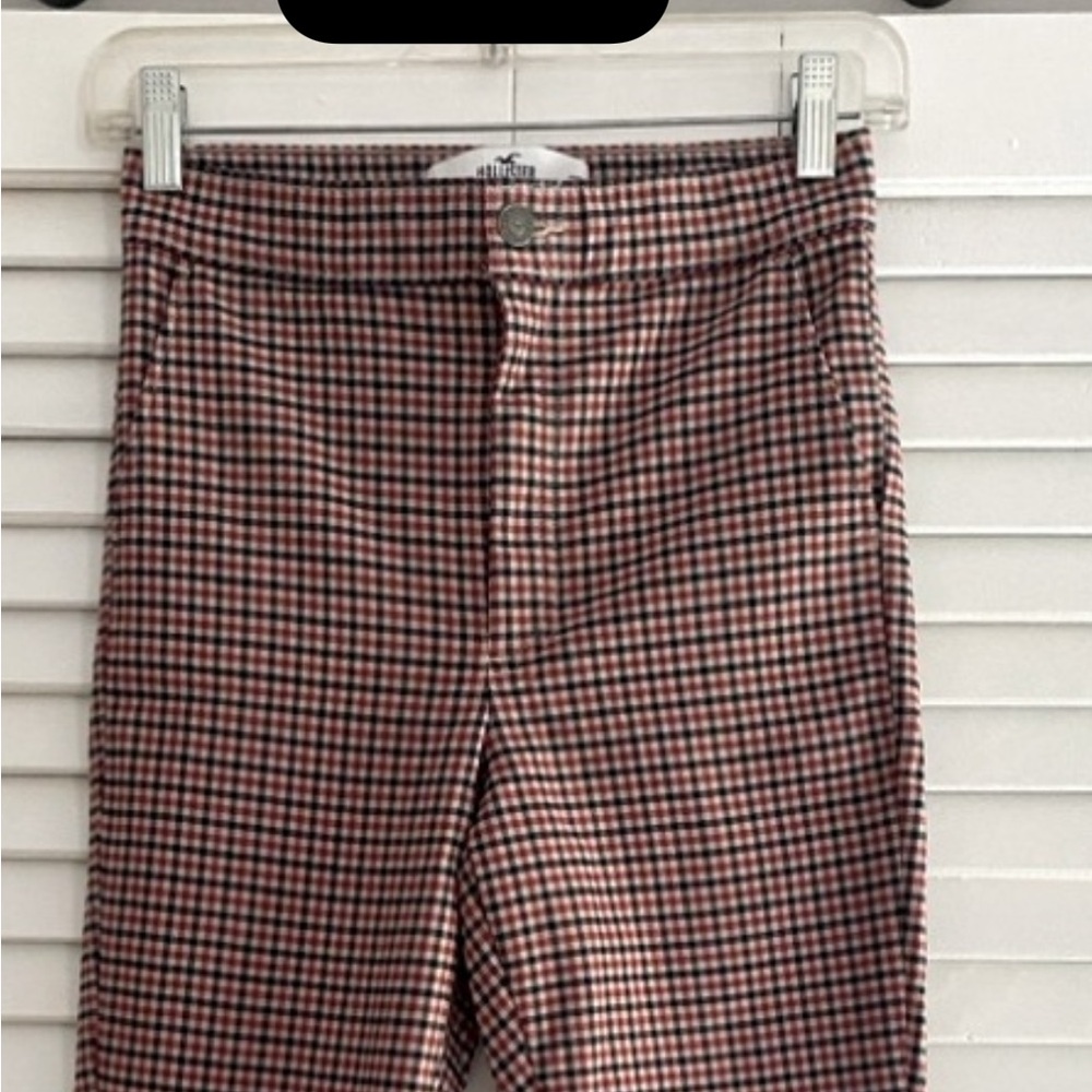Hollister never worn checked pants